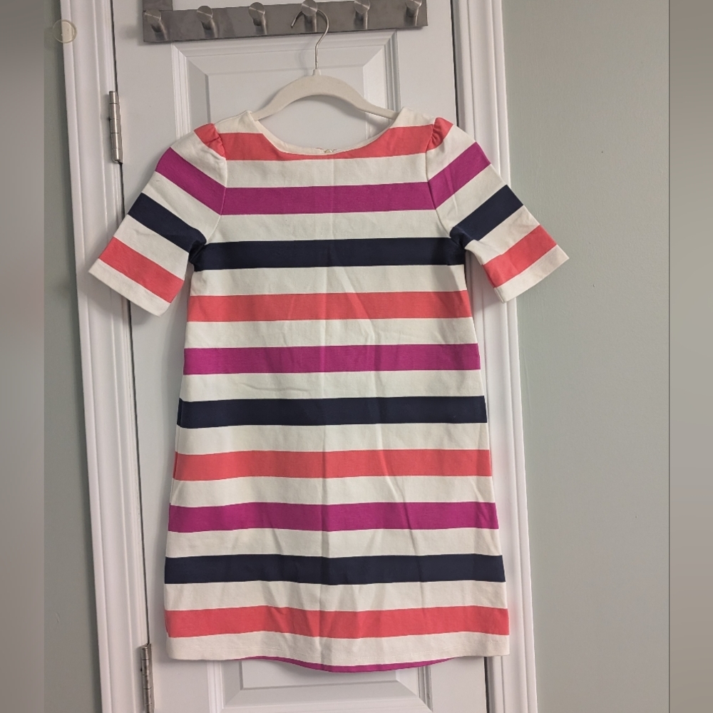 Gymboree Pink and Navy Striped Dress